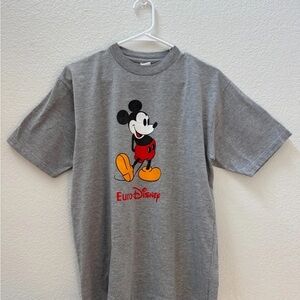 Vintage Disney Gray Mickey Mouse Tee